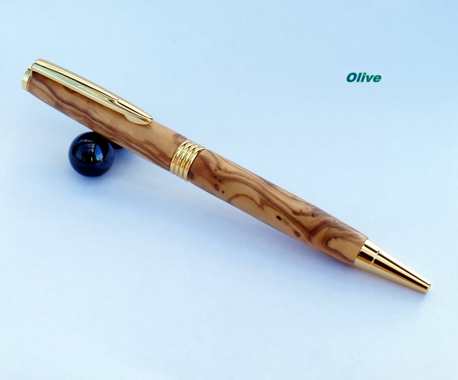Streamline twist Pen dressed in Olive