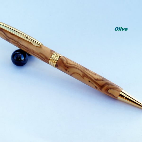 Streamline twist Pen dressed in Olive