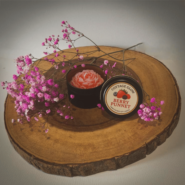 Berry Punnet Flower Candle
