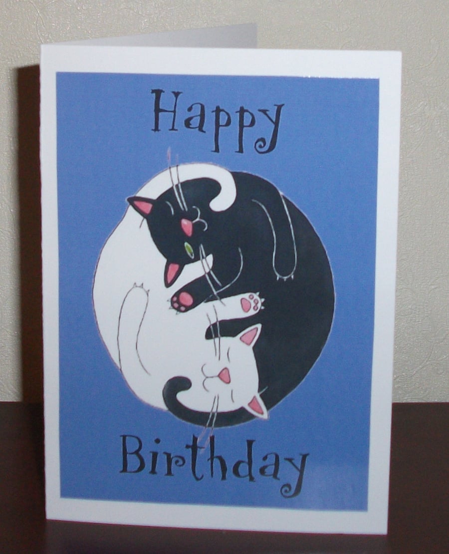 cat birthday card, cat birthday card, cat birthday card