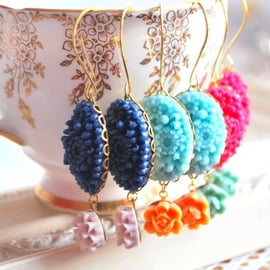 Gorgeous Cabochon Earrings