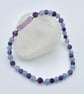Amethyst & Angelite Bracelet, Birthday, Anniversary, Valentine Gifts For Her - Image 2