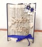 Sapphire Wedding, 45th Anniversary CUT & FOLD Book Folding Pattern - EMAILED PDF - Image 1