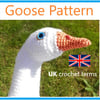 Crochet Goose Digital Pattern in UK terms