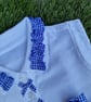 Sophia's Personalised Handmade 4-Piece School Sets -Royal Blue & White - Image 5