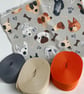 Dog lover's Cross-body style peg bag. Portraits pups fabric - Image 3