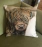 Highland Cow Cushion - Image 1