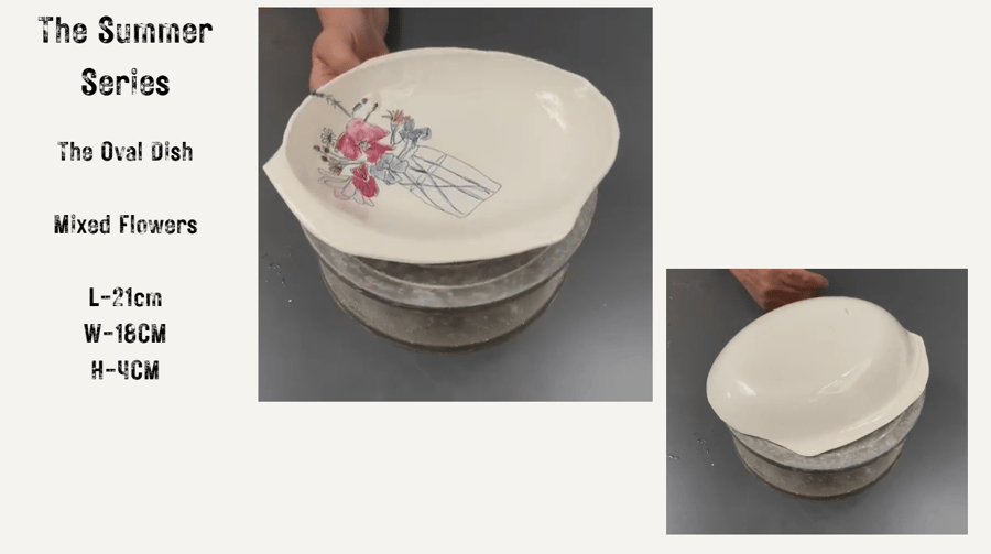 The Oval Dish - Summer Series