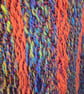21.Handspun and Handwoven Statement Long  Scarf in Merino Wool. - Image 4