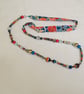 Textile Bead Necklace - Image 1