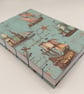 Hand bound, A6, Ships and Sea cover, Journal, Notebook