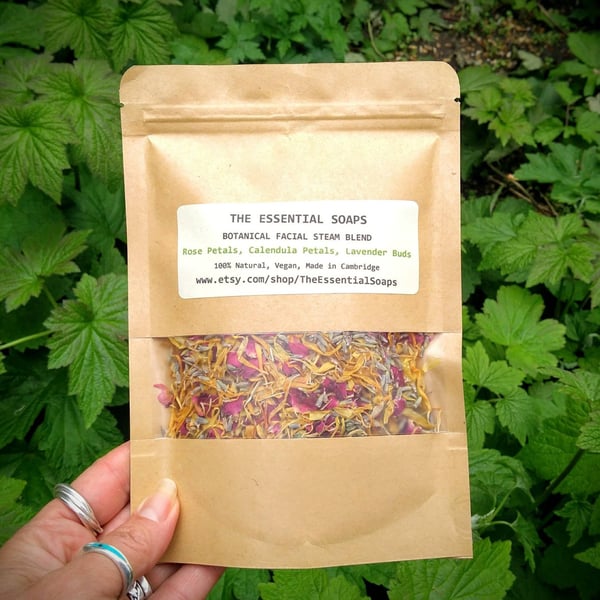 Herbal Facial Steam, Botanical steam, Pore cleansing, Self-care, Deep Clean