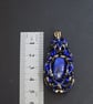Blue Lapis Lazuli Double Sided Pendant - Image 3