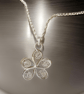 Silver Daisy Filigree Necklace - Image 4
