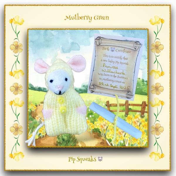 Primrose Willowherb - a Baby Pip Squeak from Mulberry Green 