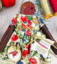 Bobbin,  A  Tiny Hand Embroidered Robin Folk Art Doll - Image 7