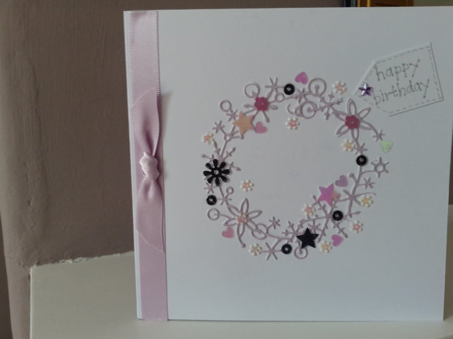 Festive birthday card