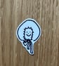 Cozy "Closed" Sticker