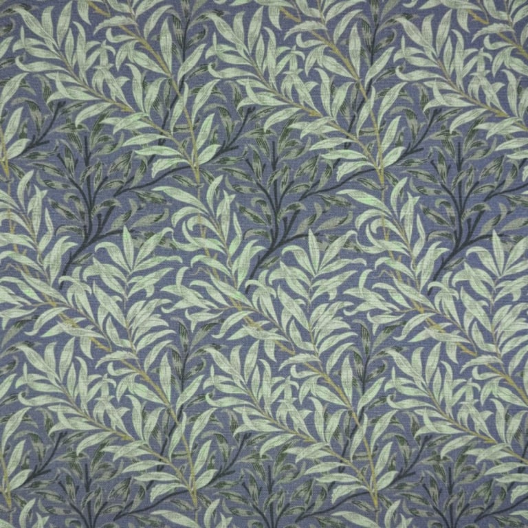 250 x 145cm William Morris Water Resistant OVAL  Tablecloth  Willow  Dark Grey