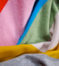 Available In 3 Sizes - Knitted Lambswool Striped Blanket - Image 2