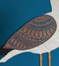  Standing Wooden Seagull Decoration Ornament- Hand Painted - Image 3