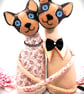 "Hugging Siamese Cats" Shelf Sitters - Image 3