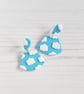 Clouds and sky statement stud and drop earrings ONE PAIR AVAILABLE - Image 1