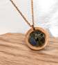 Labradorite Copper Geode Pendant - Free Postage - Image 7