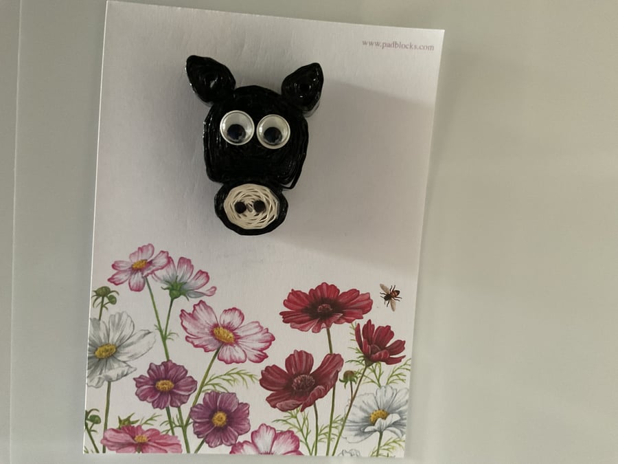 Quilled Donkey Fridge Magnet