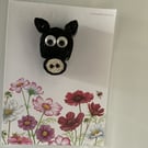 Quilled Donkey Fridge Magnet