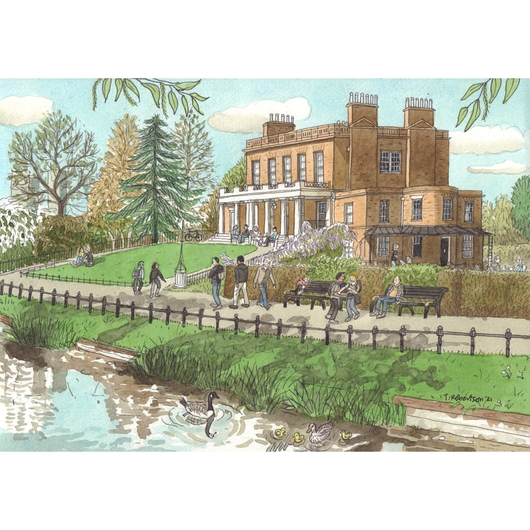 Clissold Park, A4 and A5