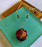 Vintage Flower Bead Necklace. - Image 2