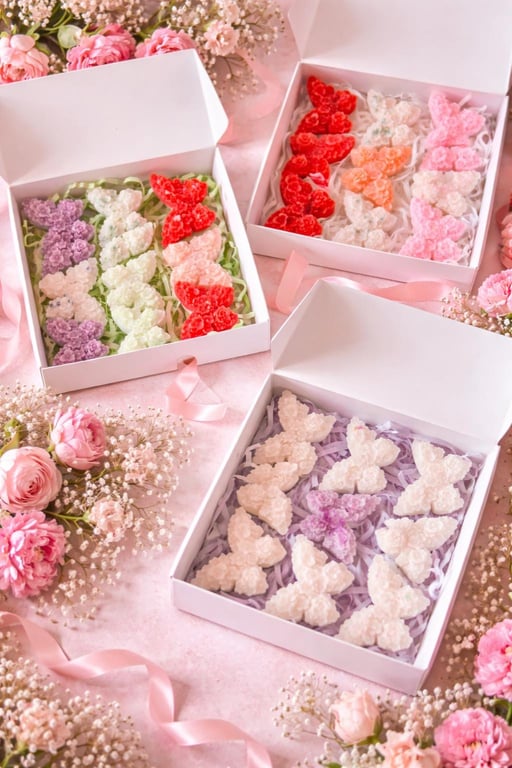 Butterfly Wax Melts Gift Box, Fruity, Perfume, Calming Scents, Vegan