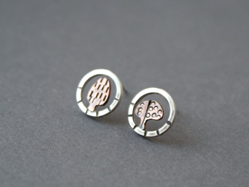 Woodland walk stud earrings