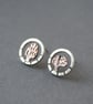 Woodland walk stud earrings