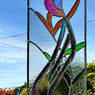 stained glass garden sculpture. 25% off until 10.10.2025