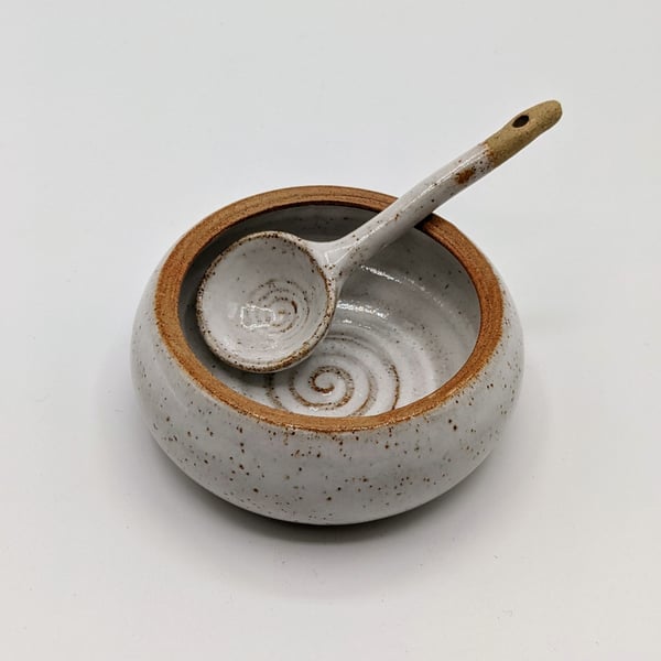 Condiment Dish & Spoon Set