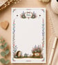 Hedgehog Haven Hedgehog Notepad - Lined Writing Pad - Shopping List Pad