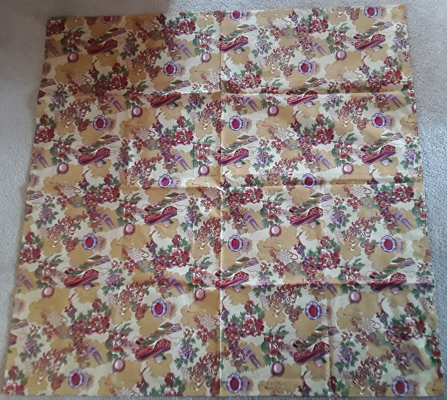 Homemade japanese style table cloth