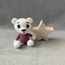 Crochet Polar Bear Plushie - CE Tested Polar Bear Soft Toy