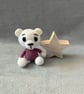 Crochet Polar Bear Plushie - CE Tested Polar Bear Soft Toy