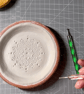 Imperfect Edition Mandala Essential Oil Diffuser Clay Pedestal - Image 10