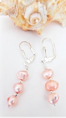 Classic Elegance Freshwater Pearl Earrings