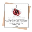 Boxing Poem Theme Happy Birthday Card