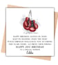 Boxing Poem Theme Happy Birthday Card