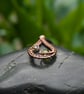 Simple Wire Wrapped Copper Teardrop Pendant - Choice of Colours - Image 3