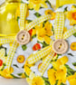 SALE 2026 - DAFFODIL HEART - yellow gingham - Image 5