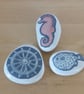 Decoupaged 'Ocean' Pebbles - Image 5