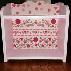 Wooden Shelf Storage Unit Made with Emma Bridgewater Designs kitchen bedroom 