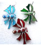  Dragonfly Suncatcher Funky Stained Glass Green - Image 7